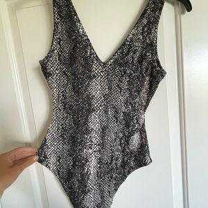 Abound Snakeskin Bodysuit